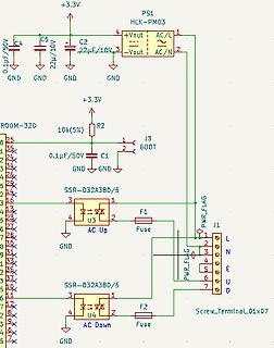 Schaltplan mit Netzteil und SSRs