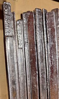 Aluminiumbarren mit Prägung