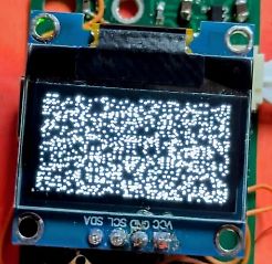 OLED Display Modul auf Leiterplatte