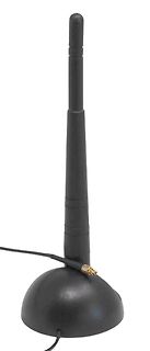 Funkantenne mit Sockel