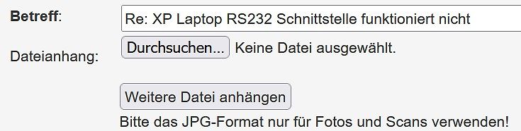 Ausschnitt einer E-Mail mit Betreff und Dateianhang-Optionen