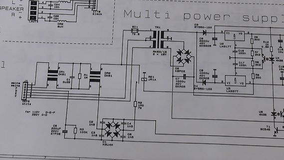 Schaltplan eines Multi-Power-Supplies