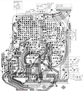 Leiterplatten-Layout einer Elektronikschaltung