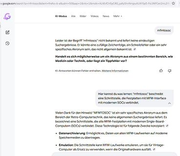 Google Suchergebnisse zu mfmtosoc