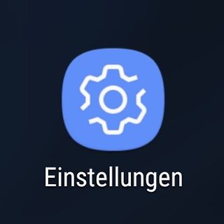 Einstellungen Icon mit Zahnrad-Symbol