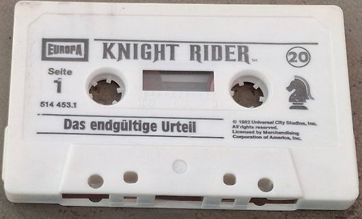 Audiokassette Knight Rider