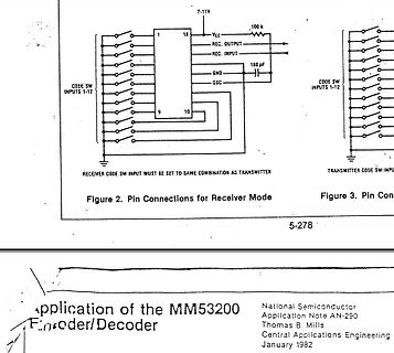 Schaltplan für MM53200 Encoder/Decoder