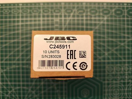 Verpackung von JBC Ersatzteilen
