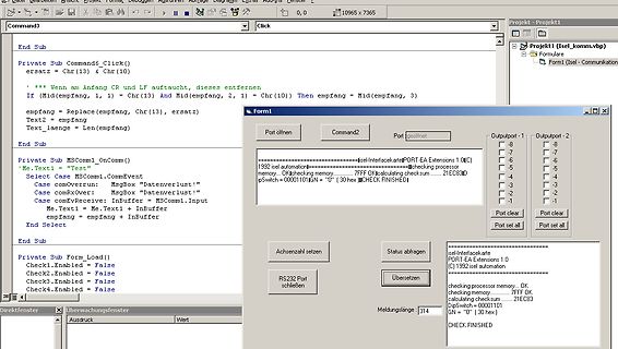 Screenshot eines Visual Basic Code-Editors