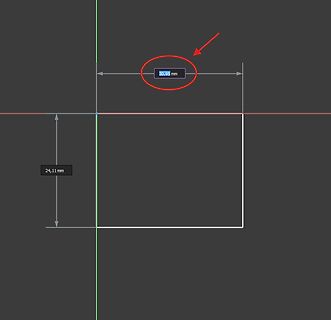 CAD-Maßangaben in einer Konstruktionssoftware
