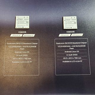 Vergleich von zwei Qualcomm CQS315 und CQS325 Modulen