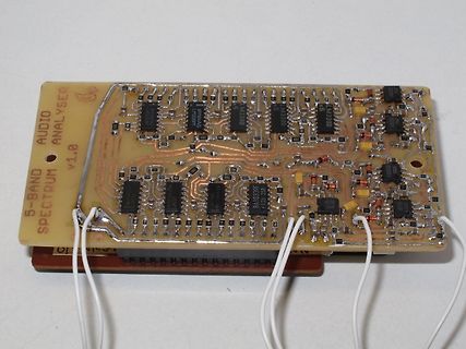 Leiterplatte eines 5-Band Audio Analysers