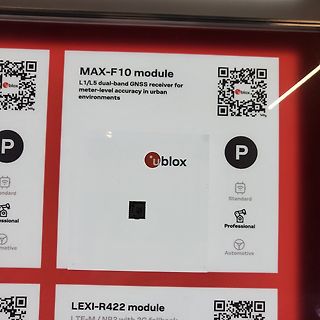 Informationsblatt zum u-blox MAX-F10 GNSS Modul
