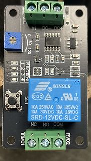 Relais-Modul mit Schraubklemmen und Potentiometer
