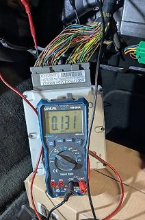 Multimeter Messung an Body Processor Module