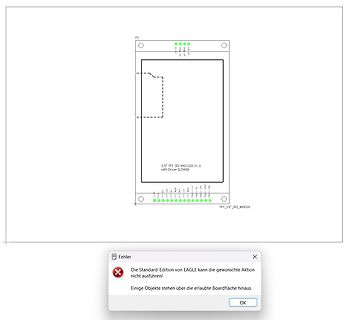 Fehlermeldung in EAGLE Software