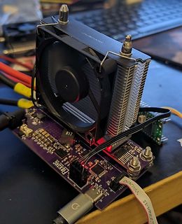 CPU-Kühler auf Flexihc-Leiterplatte