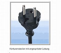 Konturenstecker mit angespritzter Leitung