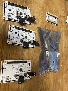 Drei Trinamic Schrittmotor-Treiber Boards und Zubehör
