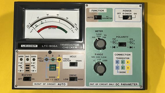 Transistorprüfgerät Leader LTC-906A