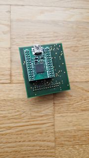 FT232H Min Module auf Leiterplatte