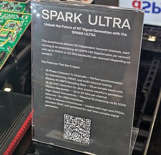 Informationsschild zu SPARK ULTRA RF Signal Generator