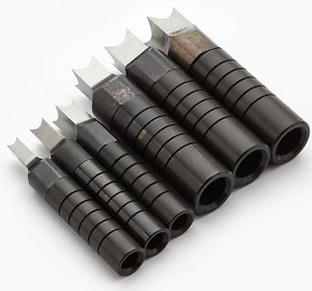 Fünf verschiedene Schlitzschraubendreher-Bits