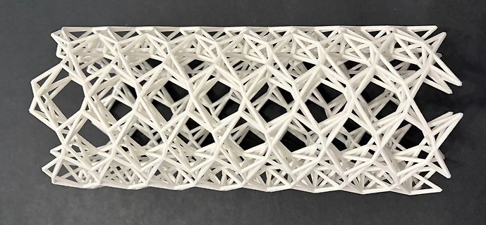 3D-gedruckte Gitterstruktur