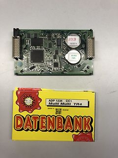 Leiterplatte und Datenbank-Box