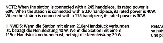 Textausschnitt aus einem Datenblatt oder Handbuch