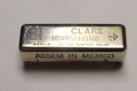 Quecksilber-Wetted Contact Relay von Clare
