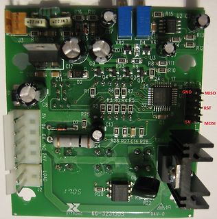 Leiterplatte mit elektronischen Bauteilen