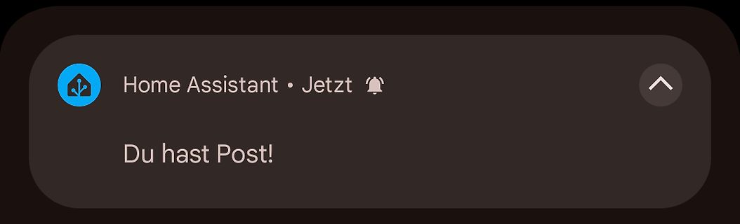 Home Assistant Benachrichtigung