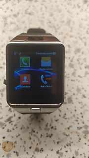 Smartwatch Display mit Menüpunkten