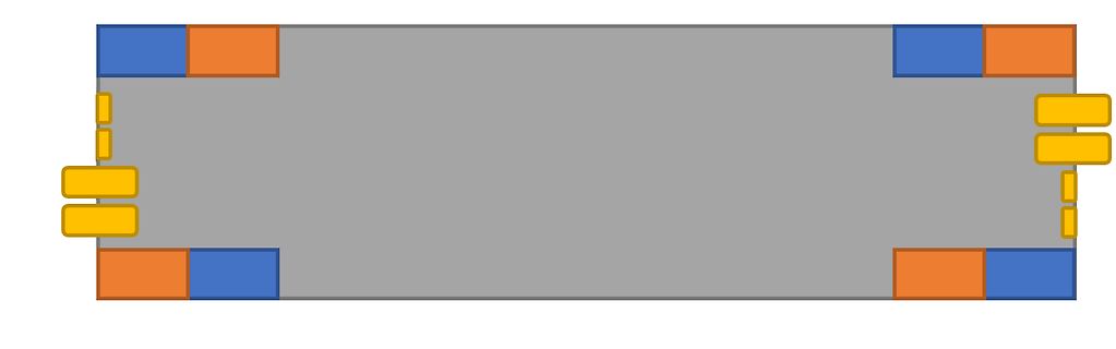 Abstraktes Leiterplatten-Layout