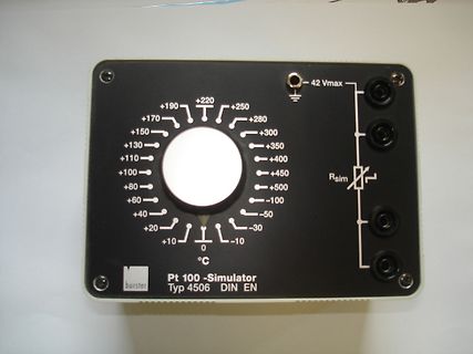 Pt 100 Simulator Gerät
