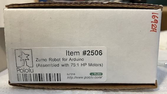 Verpackung eines Zumo Robot für Arduino