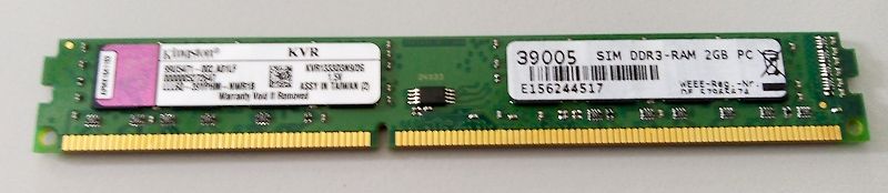 Kingston DDR3 RAM 2GB Modul
