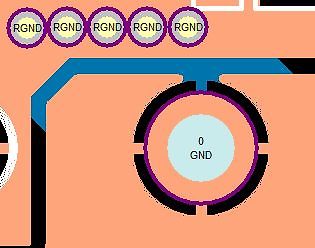 Ausschnitt eines PCB-Layouts