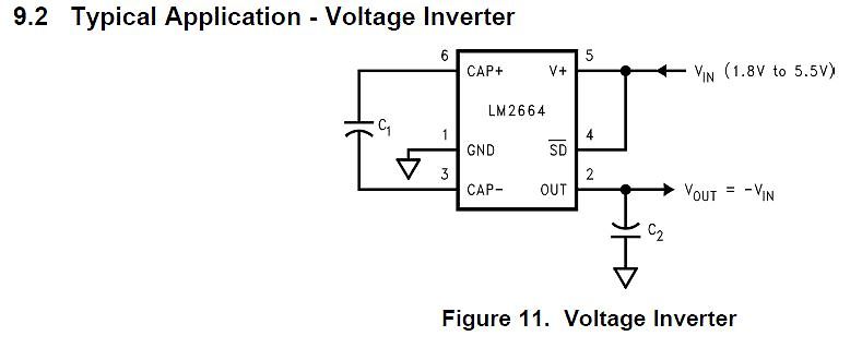 Schaltplan eines Spannungsinverters