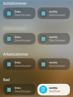 Statusanzeige von Türschlosssystemen in verschiedenen Räumen