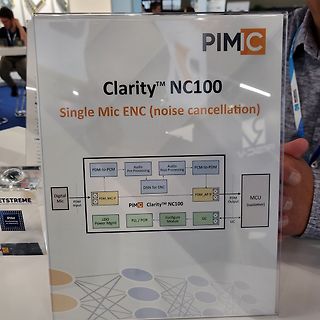 Foto eines Blockschaltbilds von Clarity NC100