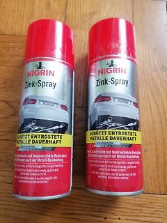 Zwei Dosen Nigrin Zink-Spray