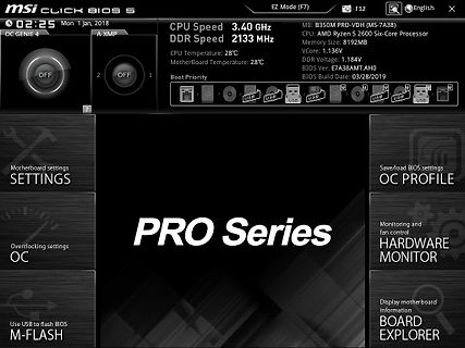 MSI Click BIOS 5 Interface