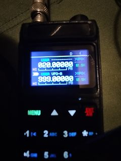 Display eines Frequenzzählers oder Messgeräts