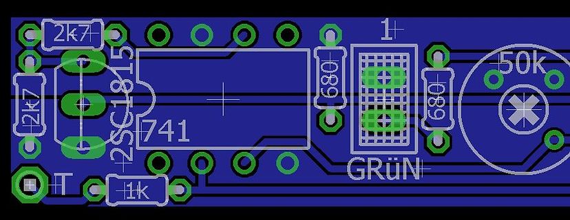 PCB-Layout einer Leiterplatte