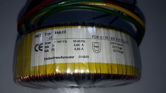 Einbautransformator Typ 160.12