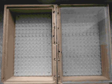 Box mit LED-Matrix