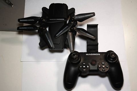 Drohne und Gamecontroller