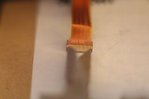 Flexbandkabel mit Kontaktflächen
